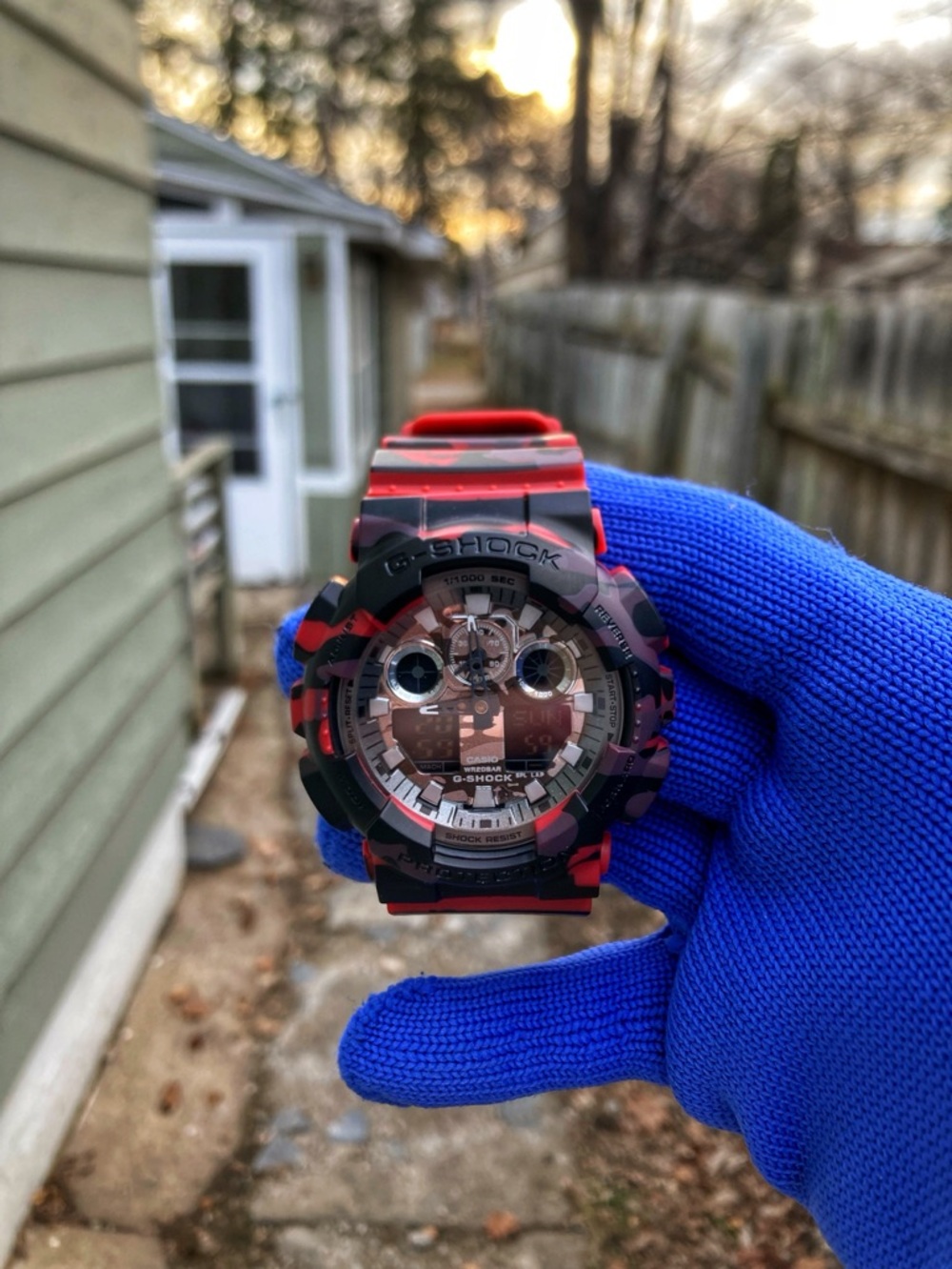 Casio G-Shock Red and Black Colorway